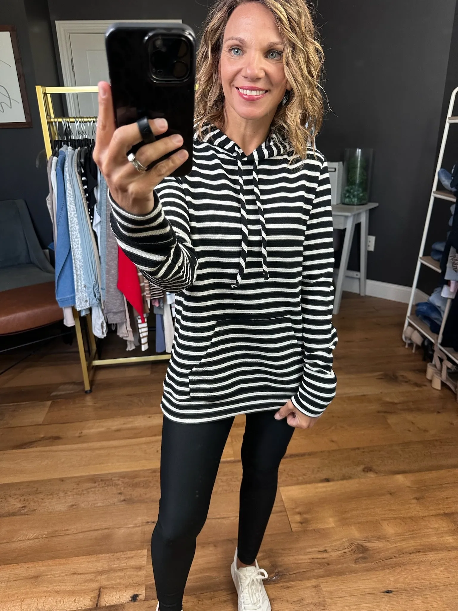 The Right Answer Striped Hoodie - Multiple Options
