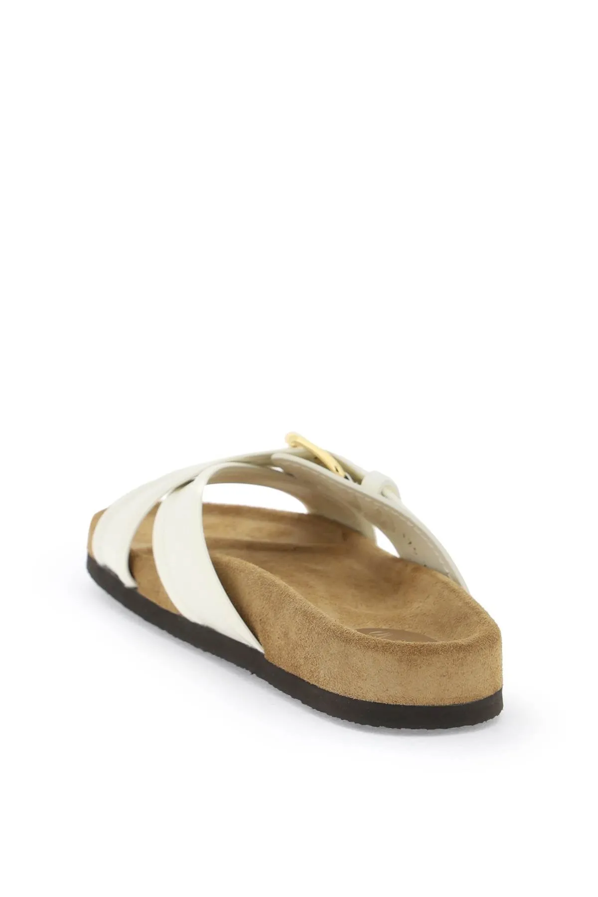 Valentino garavani smooth leather fussfriend slides for 4W0S0IZ5VRN IVORY SIGARO