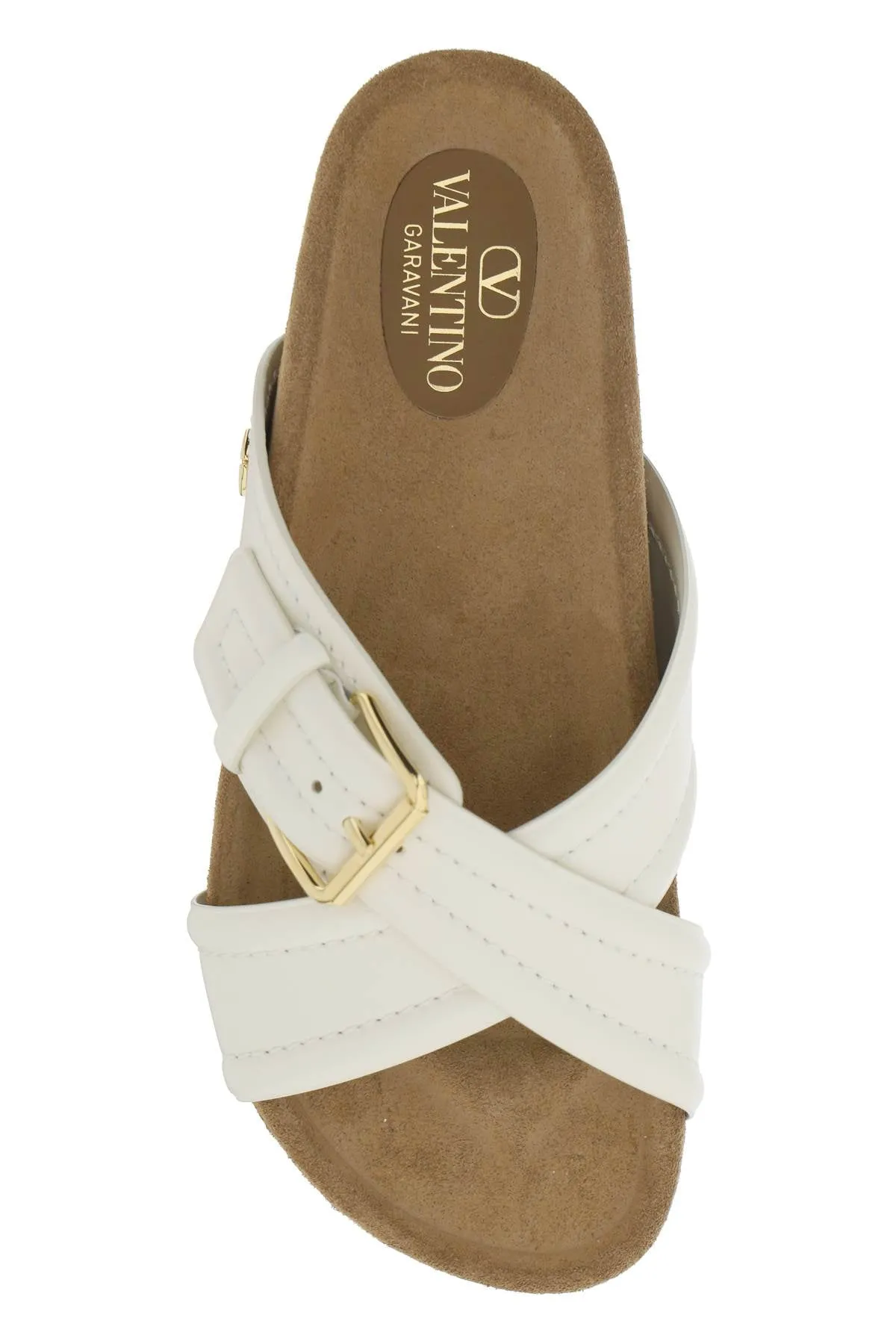 Valentino garavani smooth leather fussfriend slides for 4W0S0IZ5VRN IVORY SIGARO