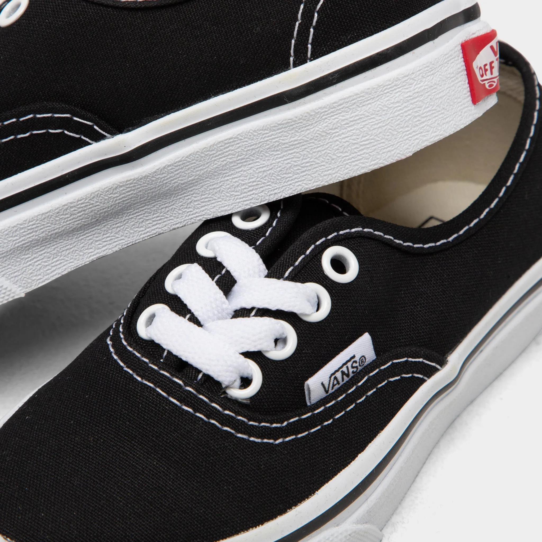 Vans Child Boys' Authentic Black / True White