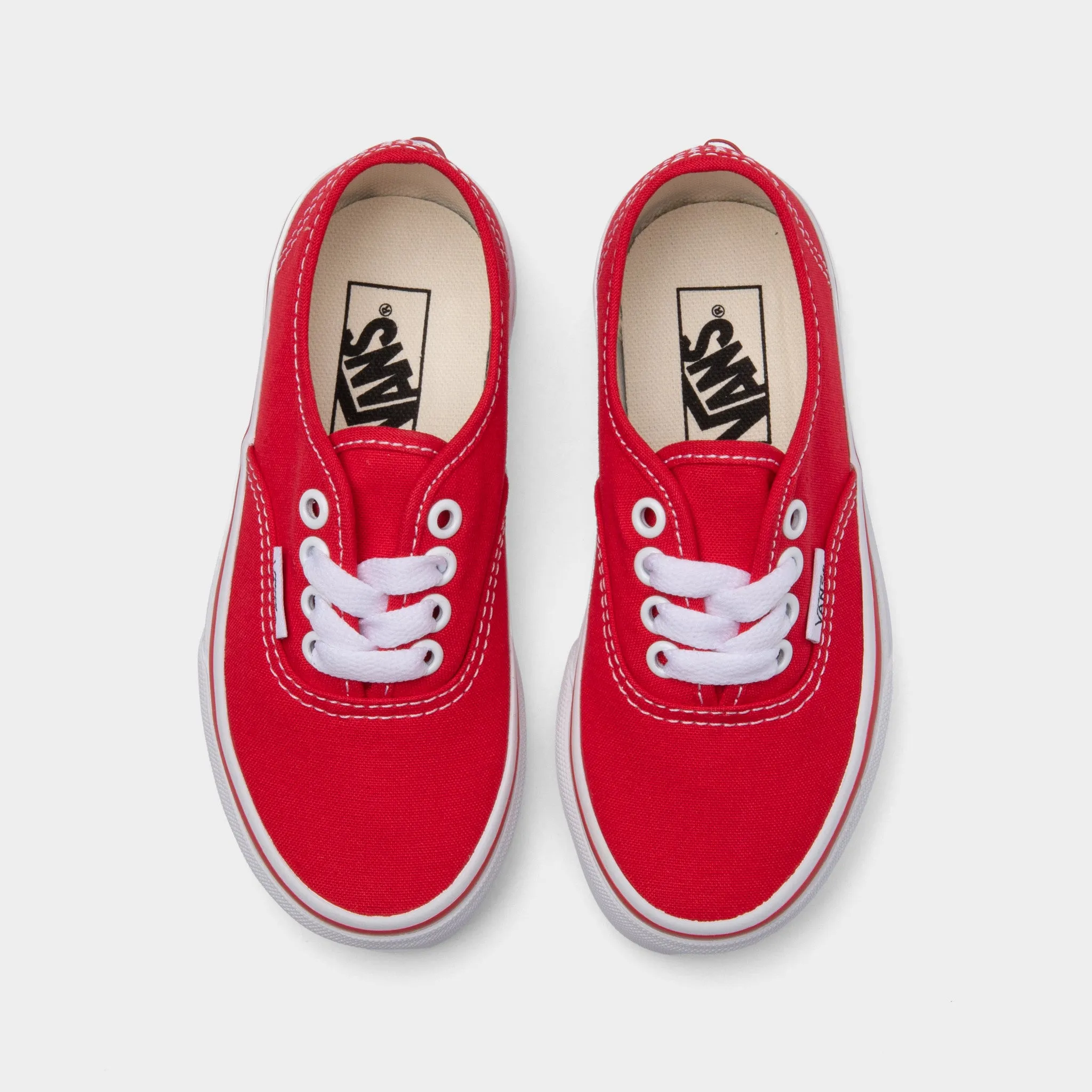Vans Childrens' Authentic Red / True White