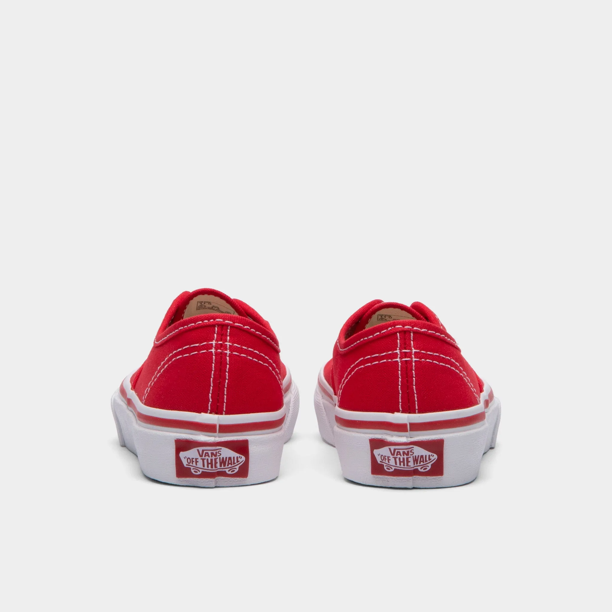 Vans Childrens' Authentic Red / True White