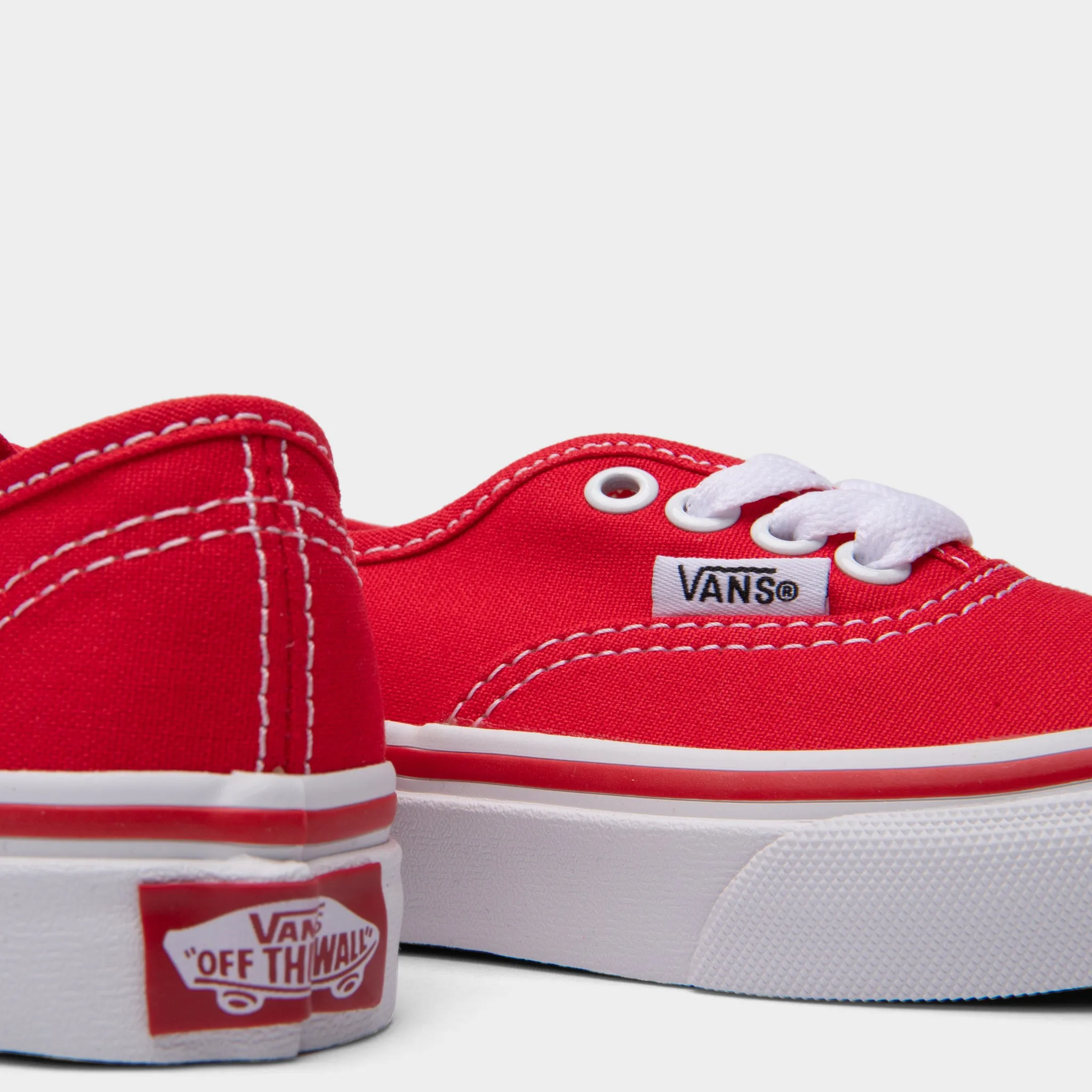 Vans Childrens' Authentic Red / True White
