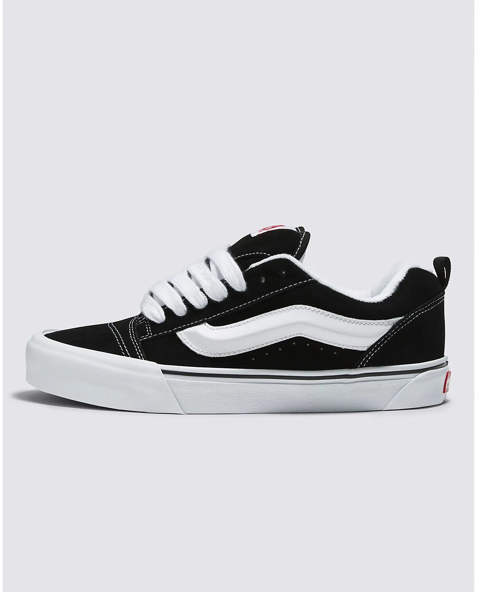 Vans Knu Skool Suede Shoe - BLACK/TRUE WHITE