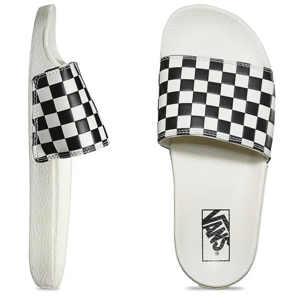 Vans Women's Slide-On in Checkerboard White/Black