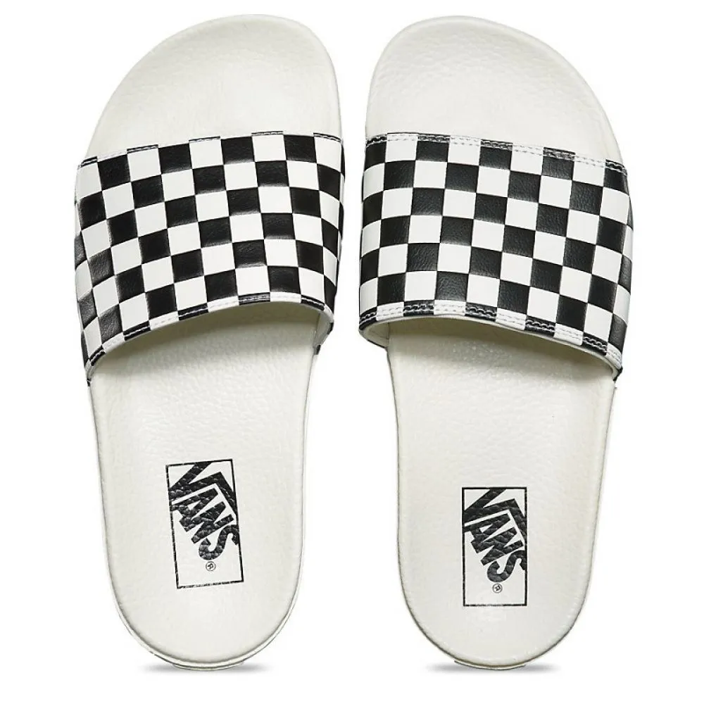 Vans Women's Slide-On in Checkerboard White/Black