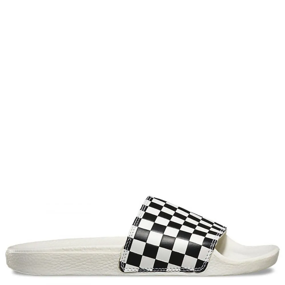 Vans Women's Slide-On in Checkerboard White/Black