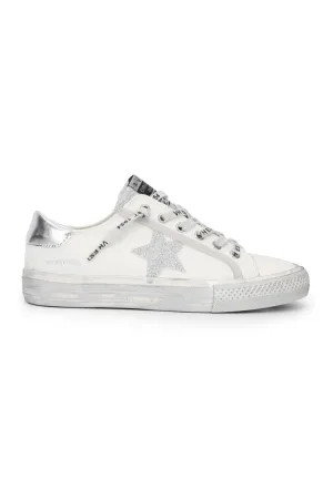 Vintage Havana Alive Star Sneakers for Women in White/Silver | 1921