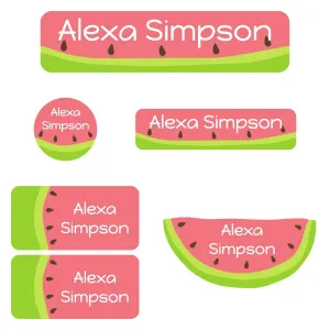 Watermelon Daycare Labels Pack