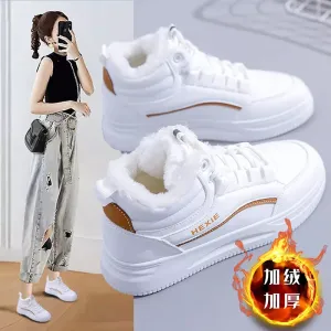 Winter Ladies Shoes  new Lace up women Sneakers Snow Ankle Boots Waterproof kodez