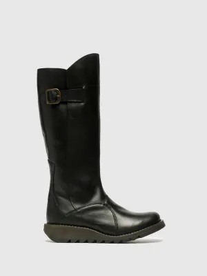 Zip Up Boots MOL 2 BLACK