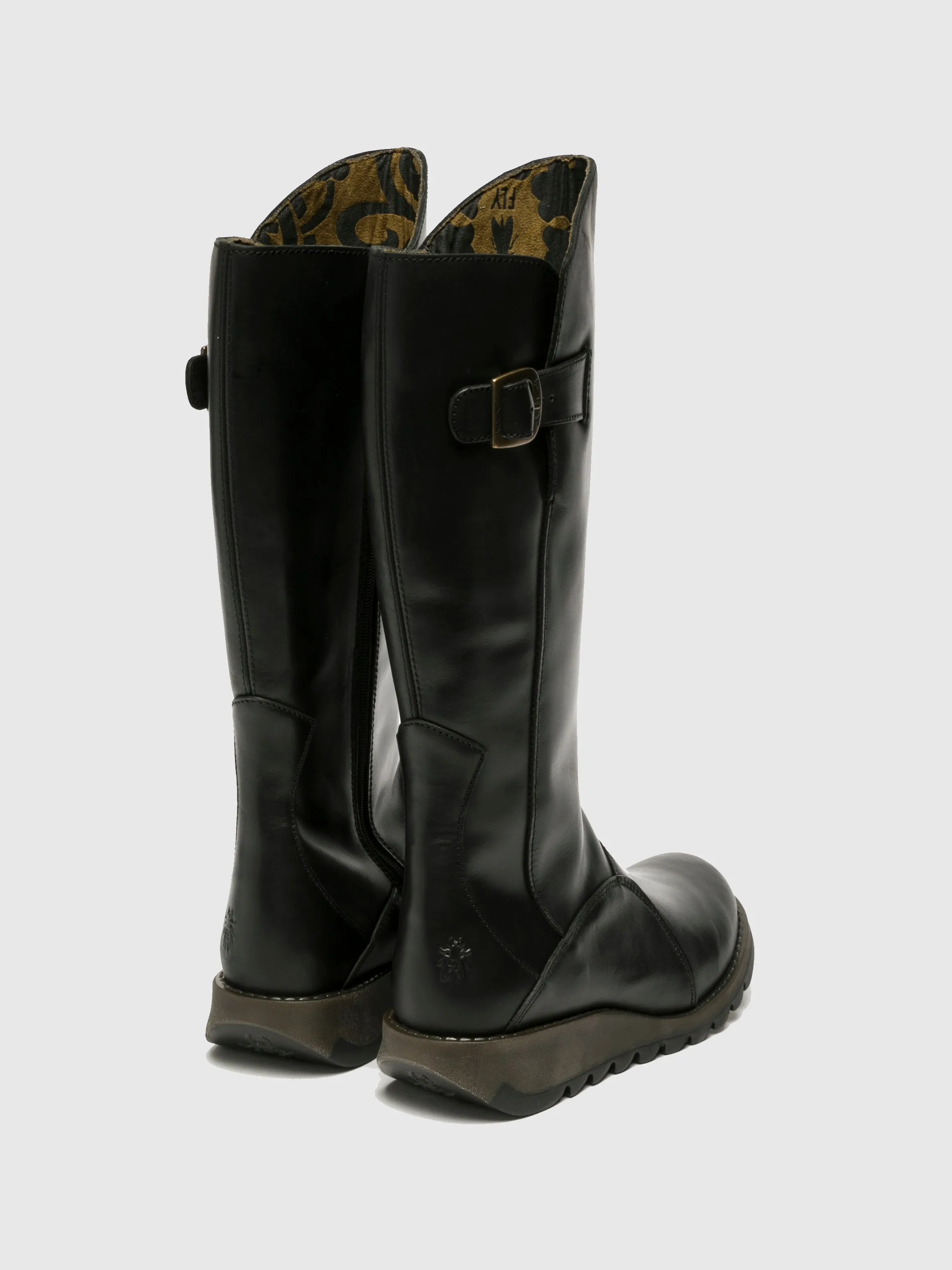 Zip Up Boots MOL 2 BLACK