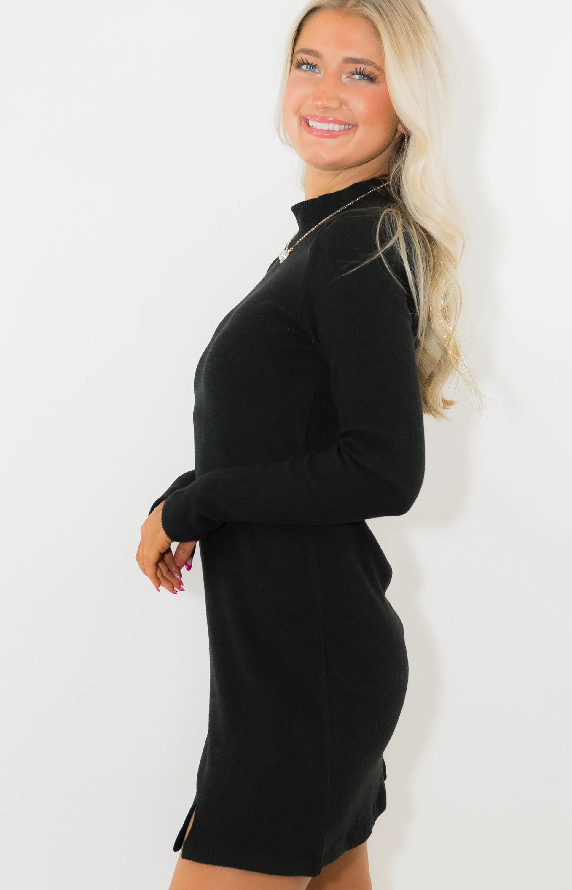 ZSUPPLY: Nadene Mini Dress, BLACK