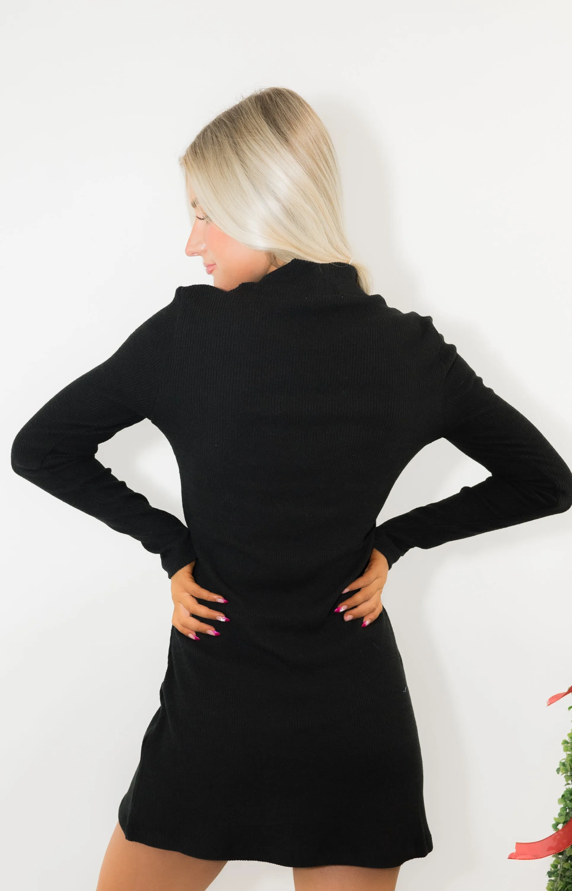 ZSUPPLY: Nadene Mini Dress, BLACK